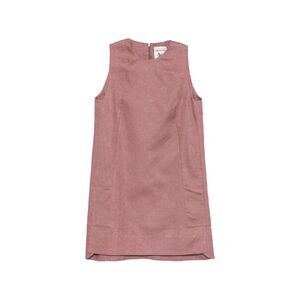 Semicouture Women Sheena Linen Mini Dress